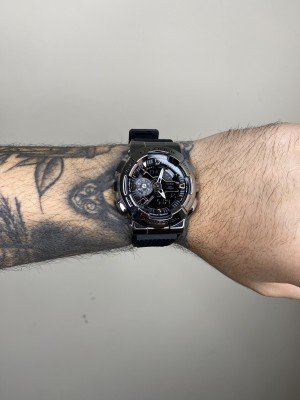 G-SHOCK GA-110 CAIXA EM AÇO PRATA